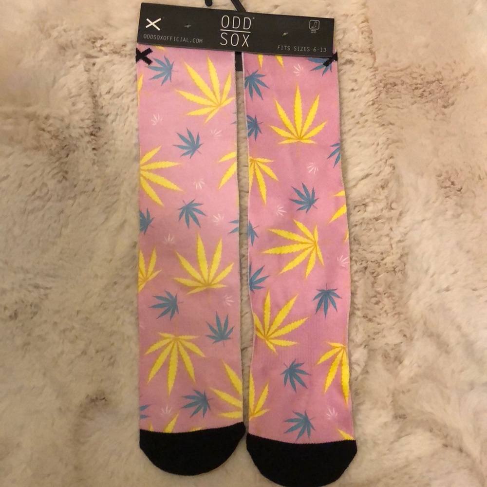 ⭐️ODD SOX Brand WEED Novelty Socks SZ 6-13